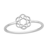 Hearts - 925 Sterling Silver Simple Rings SD46169