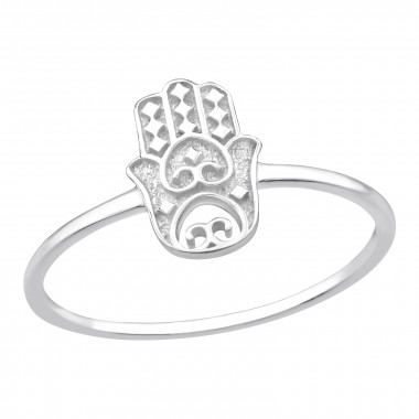 Hamsa - 925 Sterling Silver Simple Rings SD46469