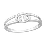 Chain Link - 925 Sterling Silver Simple Rings SD46866