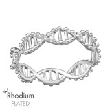 Dna - 925 Sterling Silver Simple Rings SD47151