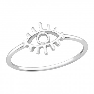 Evil Eye - 925 Sterling Silver Simple Rings SD47210