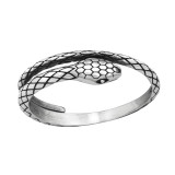 Snake - 925 Sterling Silver Simple Rings SD47800