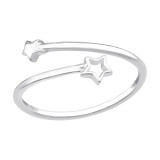 Star - 925 Sterling Silver Simple Rings SD48644