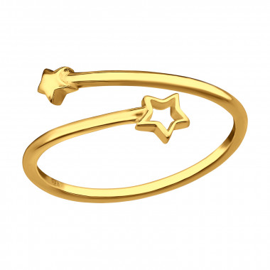 Star - 925 Sterling Silver Simple Rings SD48645