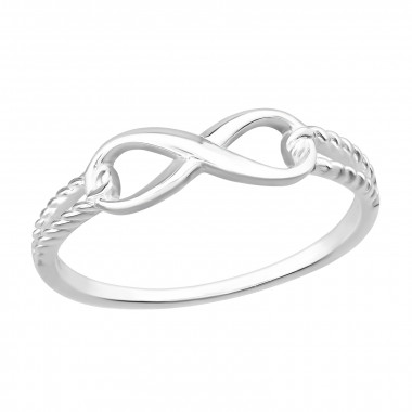 Infinity - 925 Sterling Silver Simple Rings SD48700