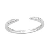 Line - 925 Sterling Silver Toe Rings SD47550