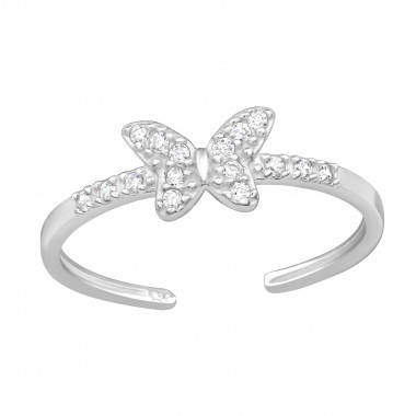 Butterfly - 925 Sterling Silver Toe Rings SD47552