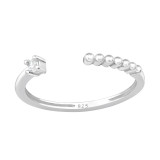 Dots Link - 925 Sterling Silver Toe Rings SD47564