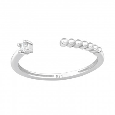 Dots Link - 925 Sterling Silver Toe Rings SD47564