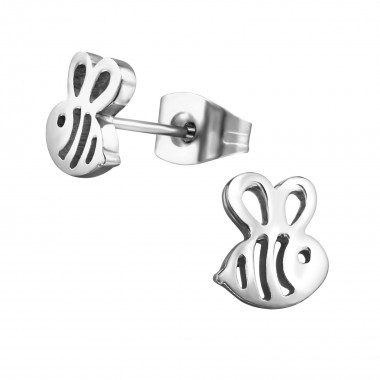 Bee - 316L Surgical Grade Stainless Steel Stainless Steel Ear studs SD29814