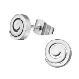 Twirl - 316L Surgical Grade Stainless Steel Stainless Steel Ear studs SD11389