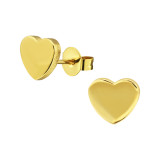 Heart - 316L Surgical Grade Stainless Steel Stainless Steel Ear studs SD28570