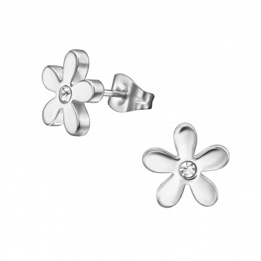 Flower - 316L Surgical Grade Stainless Steel Stainless Steel Ear studs SD29754