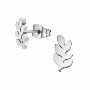 Plant - 316L Surgical Grade Stainless Steel Stainless Steel Ear studs SD29802