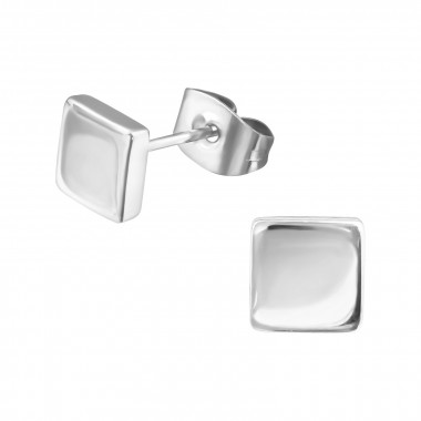 Square - 316L Surgical Grade Stainless Steel Stainless Steel Ear studs SD29824