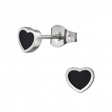 Heart - 316L Surgical Grade Stainless Steel Stainless Steel Ear studs SD45528