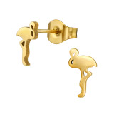 Flamingo - 316L Surgical Grade Stainless Steel Stainless Steel Ear studs SD48458