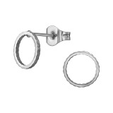 Circle - 316L Surgical Grade Stainless Steel Stainless Steel Ear studs SD48464