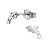 Dolphin - 316L Surgical Grade Stainless Steel Stainless Steel Ear studs SD48466