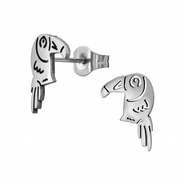 Toucan - 316L Surgical Grade Stainless Steel Stainless Steel Ear studs SD48830