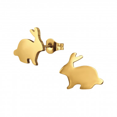 Rabbit - 316L Surgical Grade Stainless Steel Stainless Steel Ear studs SD48869