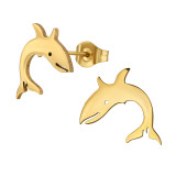 Whale - 316L Surgical Grade Stainless Steel Stainless Steel Ear studs SD48875