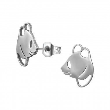 Panda Head - 316L Surgical Grade Stainless Steel Stainless Steel Ear studs SD48969