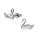 Swans - 316L Surgical Grade Stainless Steel Stainless Steel Ear studs SD48974