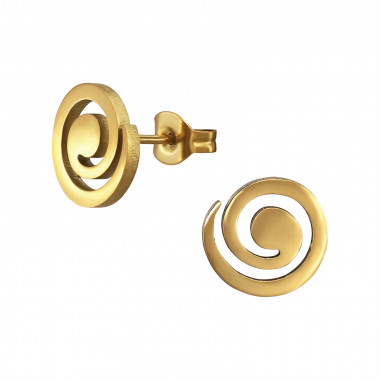 Spiral - 316L Surgical Grade Stainless Steel Stainless Steel Ear studs SD48984