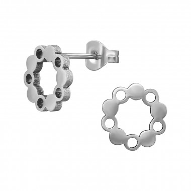 Open Circle - 316L Surgical Grade Stainless Steel Stainless Steel Ear studs SD48985