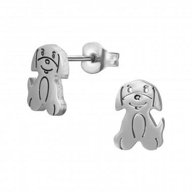 Puppy Dog - 316L Surgical Grade Stainless Steel Stainless Steel Ear studs SD48989