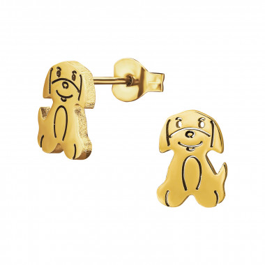 Puppy Dog - 316L Surgical Grade Stainless Steel Stainless Steel Ear studs SD48990