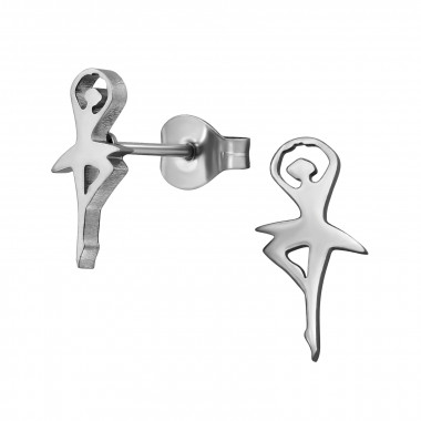 Ballerina - 316L Surgical Grade Stainless Steel Stainless Steel Ear studs SD49112