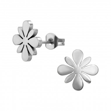 Flower - 316L Surgical Grade Stainless Steel Stainless Steel Ear studs SD49115