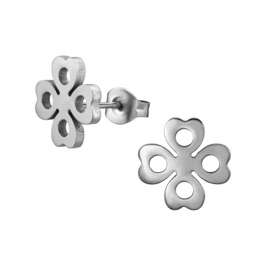 Clover - 316L Surgical Grade Stainless Steel Stainless Steel Ear studs SD49121