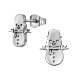 Snowman - 316L Surgical Grade Stainless Steel Stainless Steel Ear studs SD49137