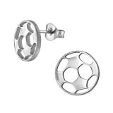 Football - 316L Surgical Grade Stainless Steel Stainless Steel Ear studs SD49139