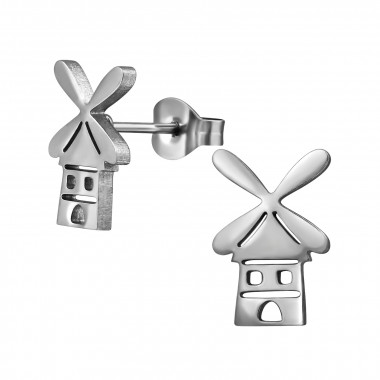 Windmill - 316L Surgical Grade Stainless Steel Stainless Steel Ear studs SD49144