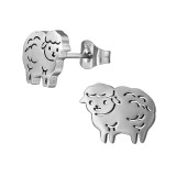 Sheep - 316L Surgical Grade Stainless Steel Stainless Steel Ear studs SD49145