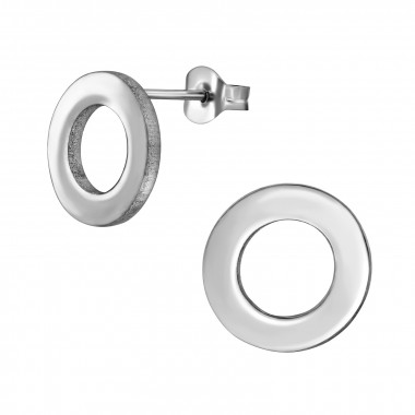 Open Circle - 316L Surgical Grade Stainless Steel Stainless Steel Ear studs SD49150