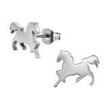 Horse - 316L Surgical Grade Stainless Steel Stainless Steel Ear studs SD49354