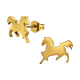 Horse - 316L Surgical Grade Stainless Steel Stainless Steel Ear studs SD49355