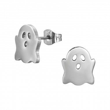 Ghost - 316L Surgical Grade Stainless Steel Stainless Steel Ear studs SD49356