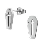 Cross - 316L Surgical Grade Stainless Steel Stainless Steel Ear studs SD49370