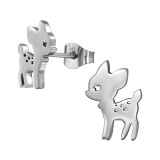 Deer - 316L Surgical Grade Stainless Steel Stainless Steel Ear studs SD49373