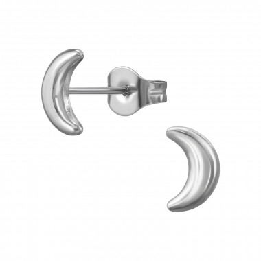 Moon - 316L Surgical Grade Stainless Steel Stainless Steel Ear studs SD49418