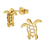 Turtle - 316L Surgical Grade Stainless Steel Stainless Steel Ear studs SD49434