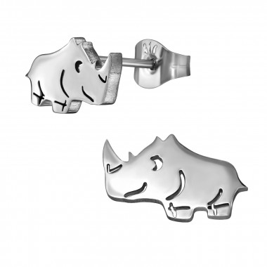 Rhino - 316L Surgical Grade Stainless Steel Stainless Steel Ear studs SD49438