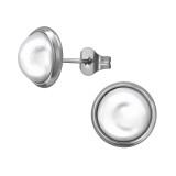 Round - 316L Surgical Grade Stainless Steel Stainless Steel Ear studs SD49449