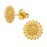 Sunflower - 316L Surgical Grade Stainless Steel Stainless Steel Ear studs SD49466